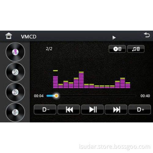 7" Car DVD Player for Geely Emgrand GX7/EX7, 1080p Video Play, Supports iPhone 5/CPU800M